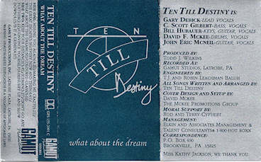 Ten Till Destiny cassette cover